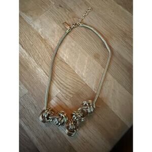 The Limited Knotty Knotted Necklace in Gold
